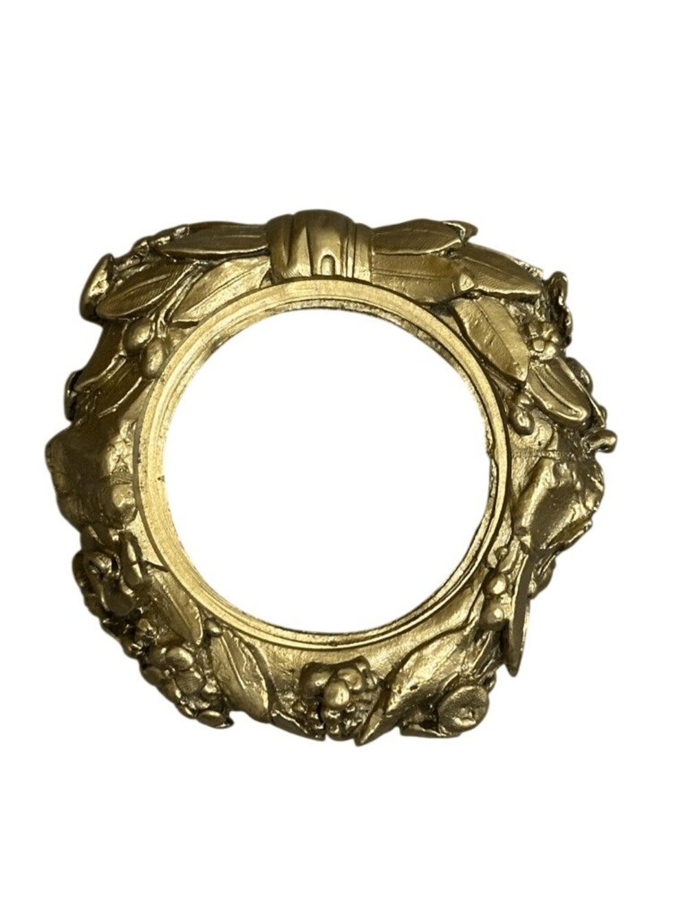 Vintage Floral Design Ornate Solid Brass Chandelier Embellishment